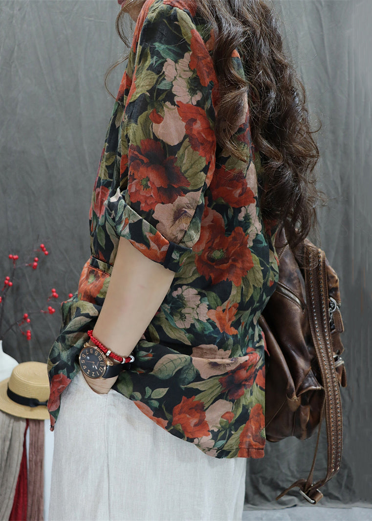 Coats Peter Orange Collar Pan Cotton Button Pockets Bracelet