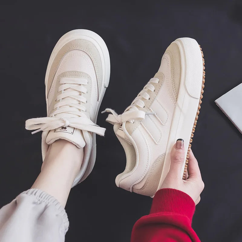 Outdoor Runners Jogging Sneaker Canvas Walking Shoes Autumn Flat Without Heel Spring Tennis Trainers