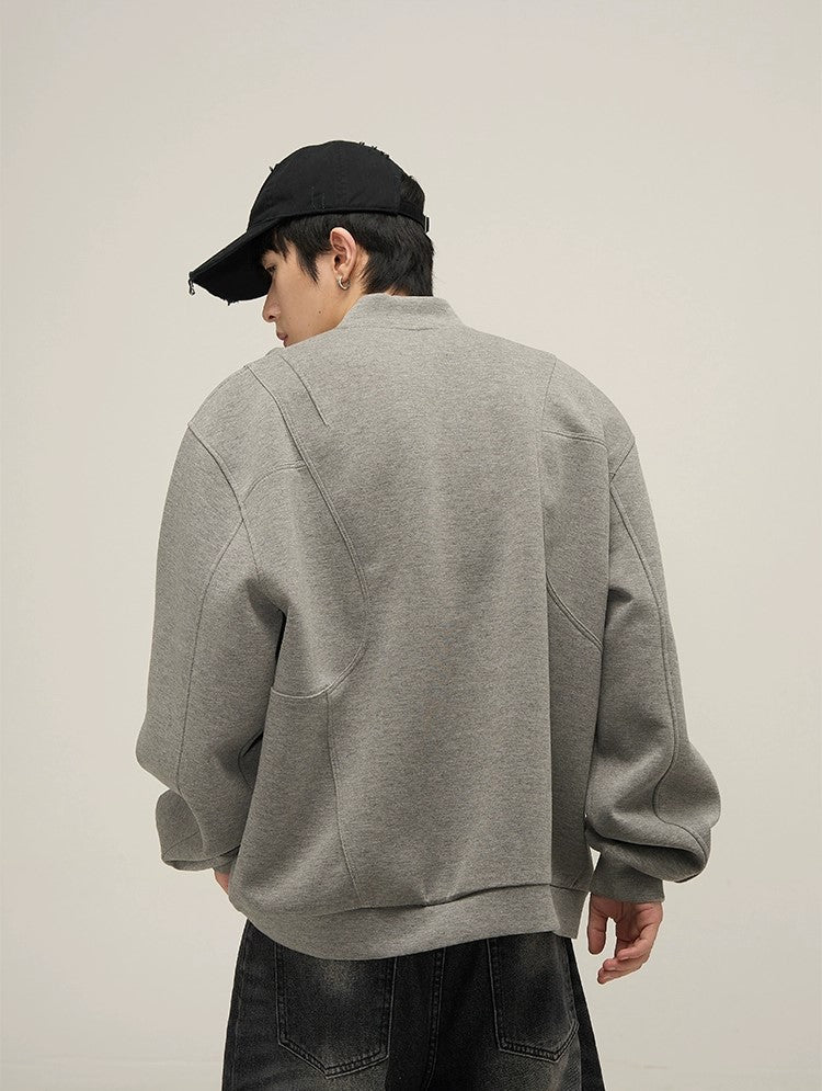 Artistic Flair Oversized Embroidery Sweatshirt
