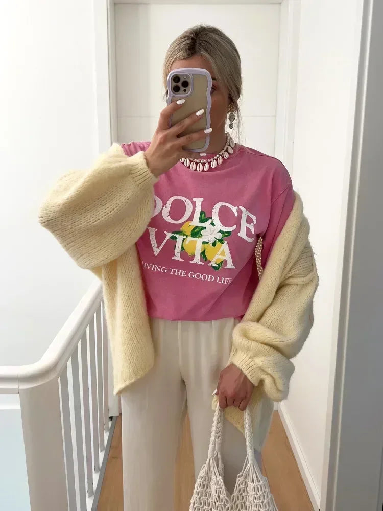 Oversized Harajuku Fruits T-shirt