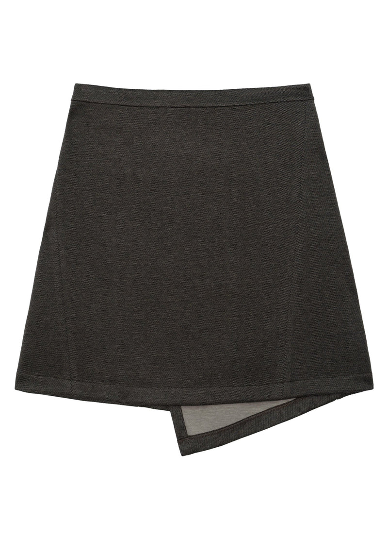 Side Buckle Wrap Skirt