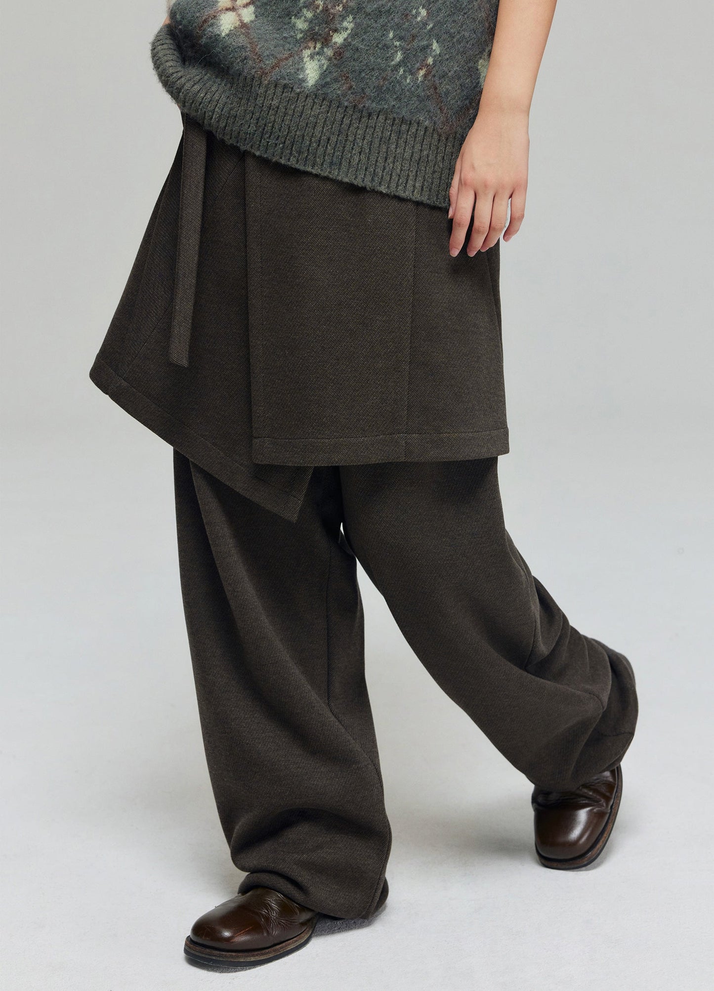 Side Buckle Wrap Skirt