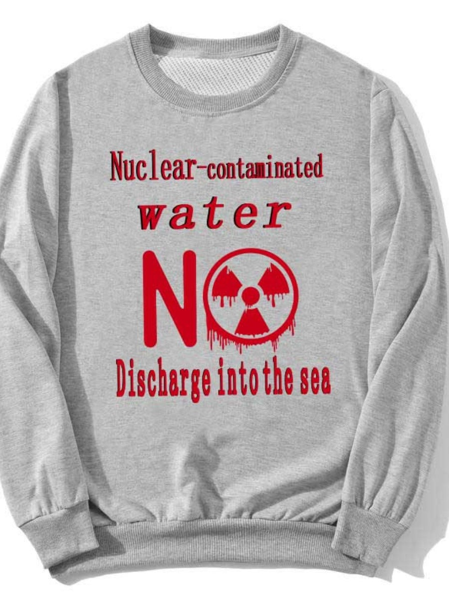 Letter Print Sweatshirt Ar5042