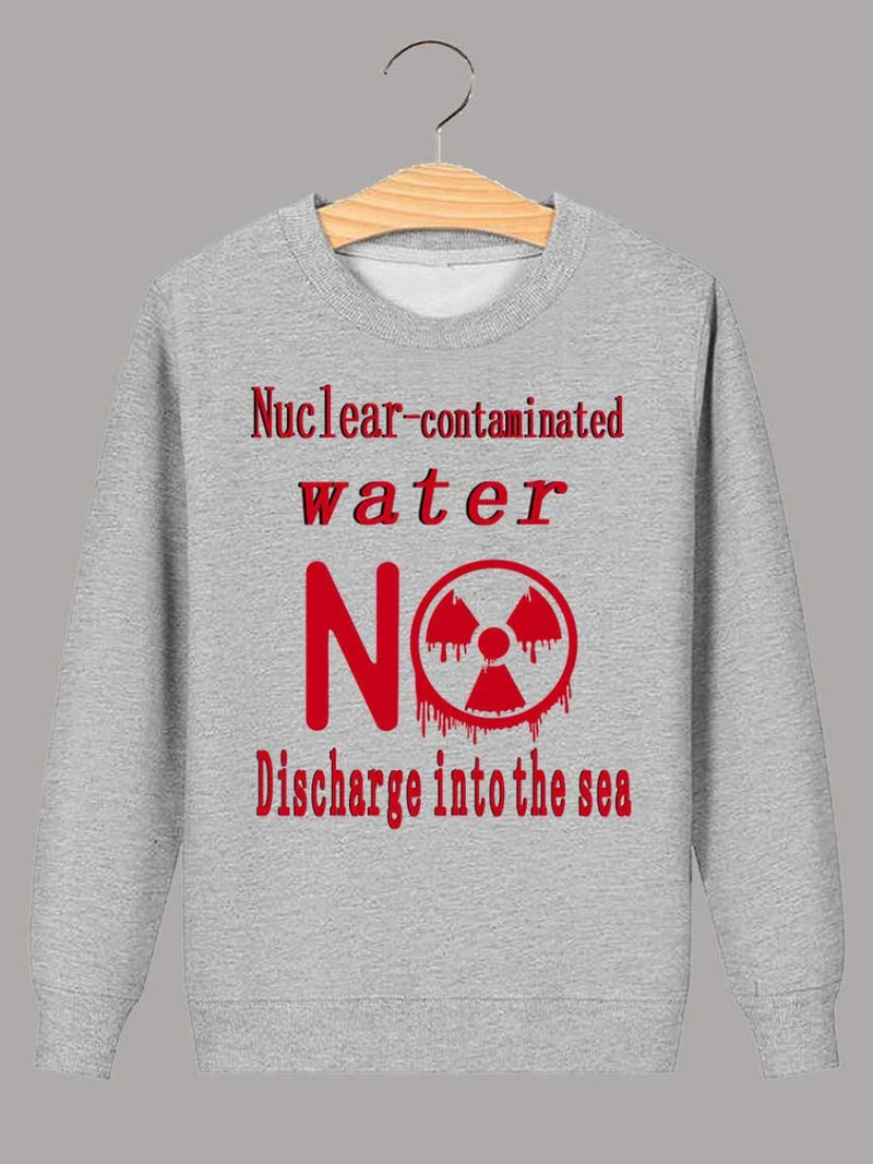 Letter Print Sweatshirt Ar5042