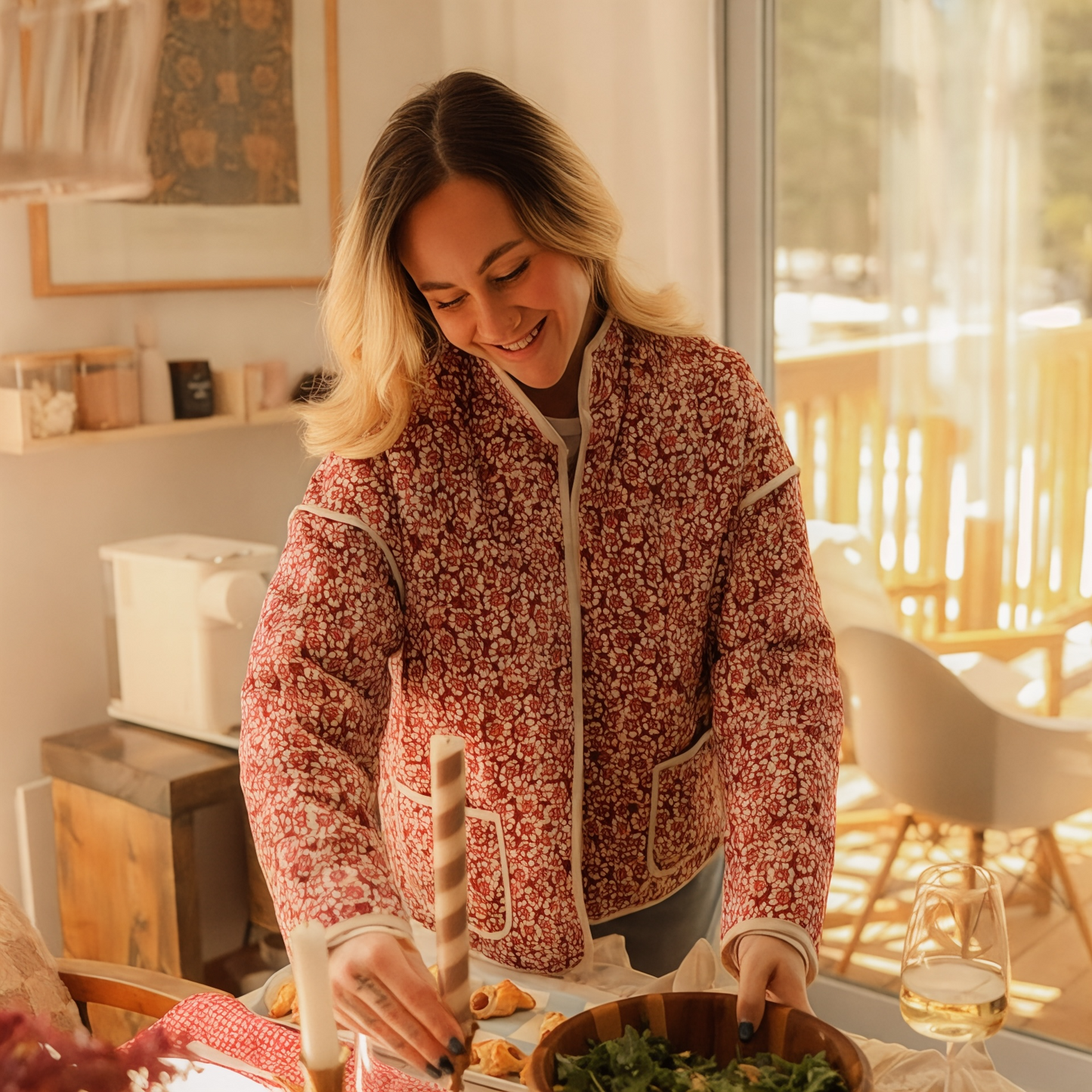Lily Flower Coat