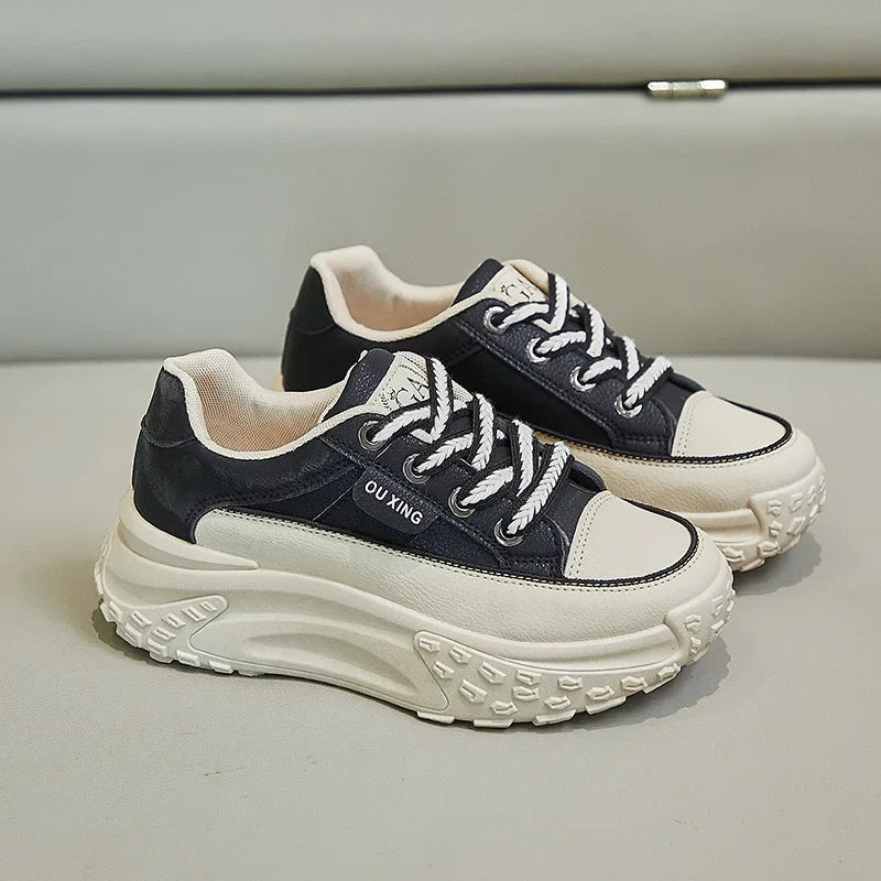 Platform Shoes for Outdoor Jogging Sneakers Designer Brand Woman Walking Trainers Wedges Chunky Hiking Footwear