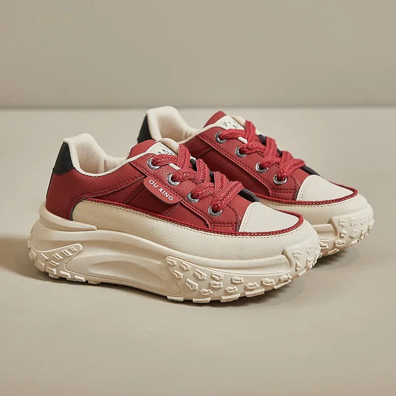 Platform Shoes for Outdoor Jogging Sneakers Designer Brand Woman Walking Trainers Wedges Chunky Hiking Footwear