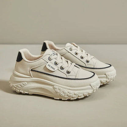 Platform Shoes for Outdoor Jogging Sneakers Designer Brand Woman Walking Trainers Wedges Chunky Hiking Footwear