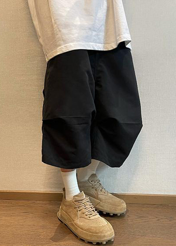 Beige Pockets High Waist Pants Summer Yt020
