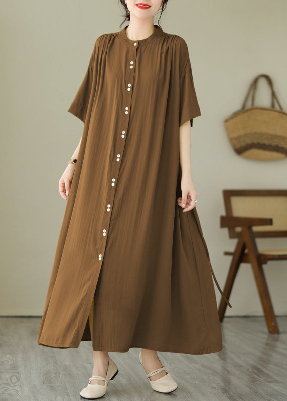 Black O-neck Vacation Maxi Dresses Summer Gh1076