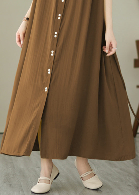 Black O-neck Vacation Maxi Dresses Summer Gh1076