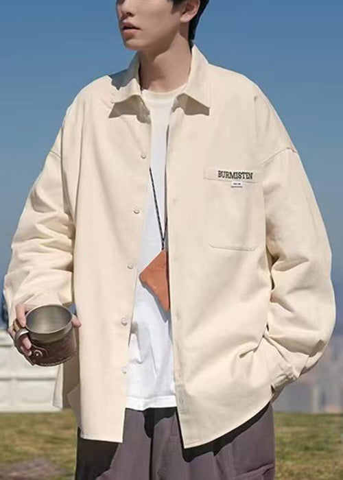 Thin Pockets Coats Cotton Collar Pan Black Peter