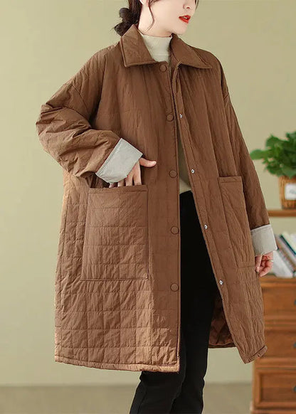 Fine Cotton Filled Coat Winter