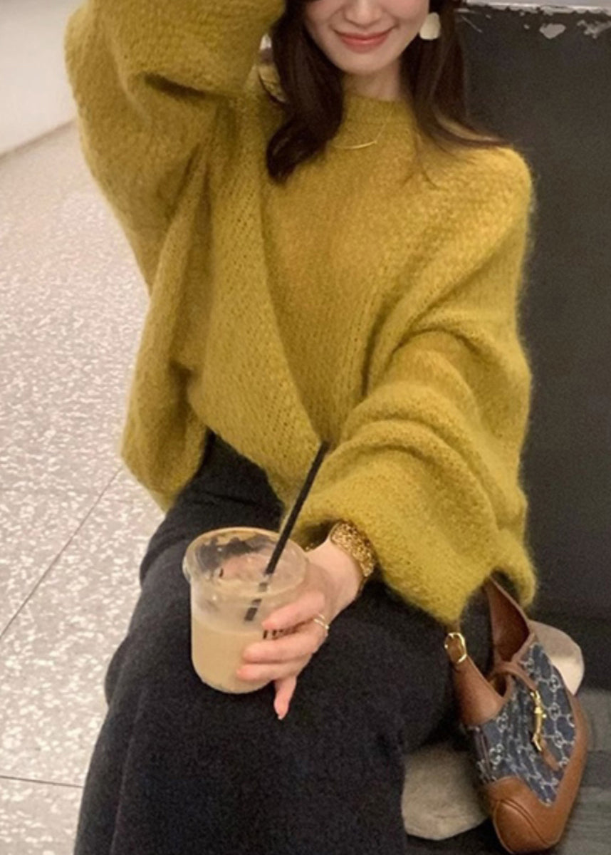 Ginger O-neck Cotton Knit Sweater Spring To027