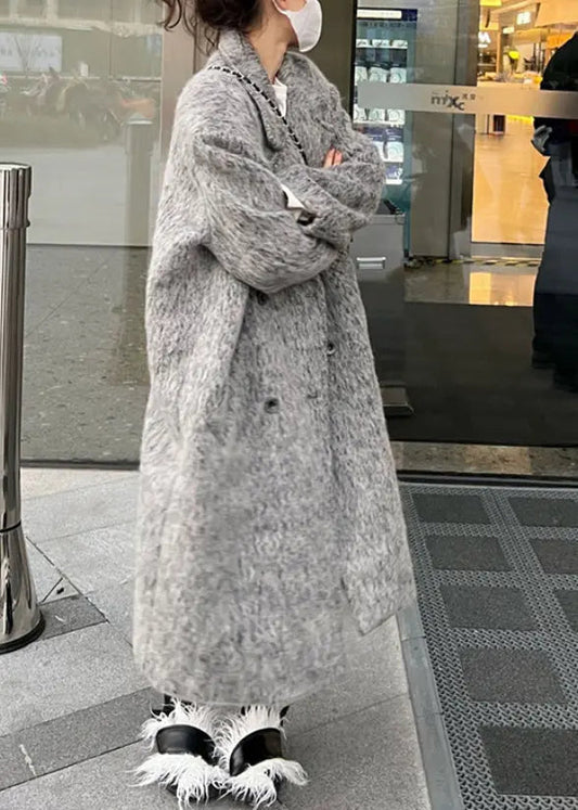 Pockets Ma Hai Mao Coat Winter