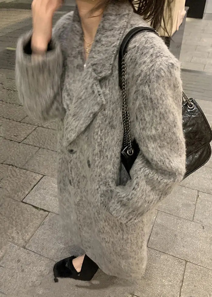 Pockets Ma Hai Mao Coat Winter