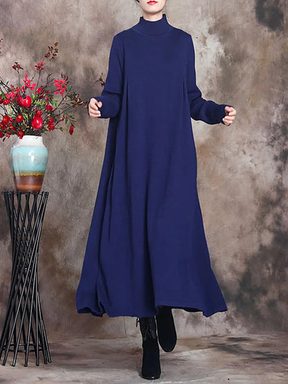Turtleneck Maxi Dress
