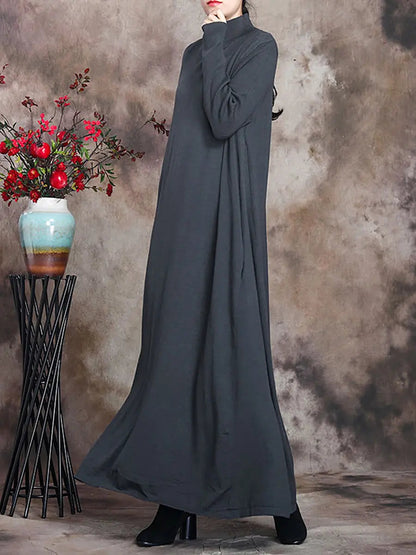 Turtleneck Maxi Dress