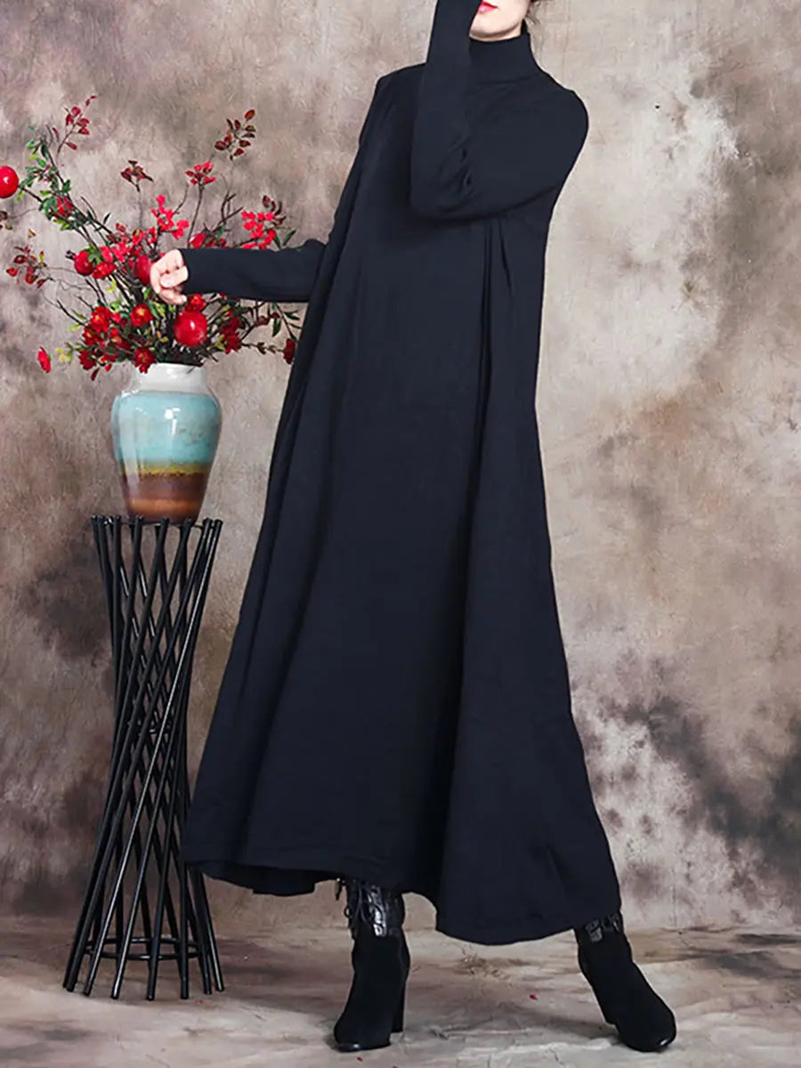 Turtleneck Maxi Dress