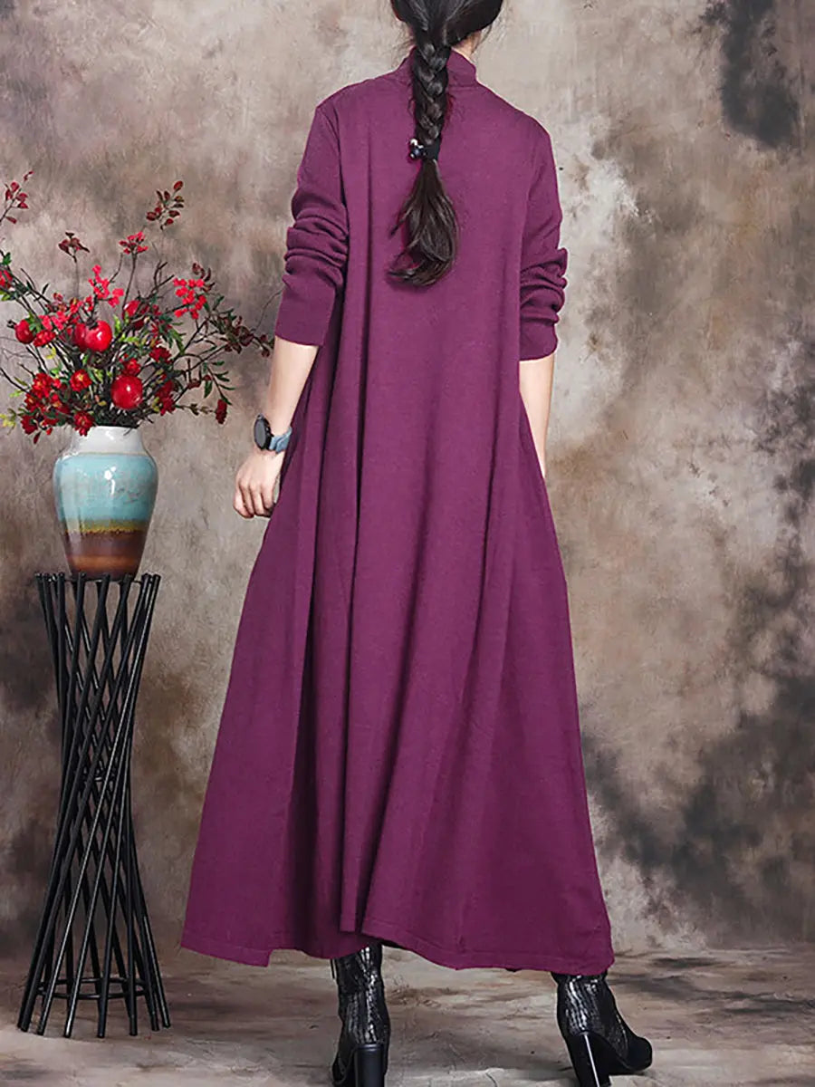 Turtleneck Maxi Dress