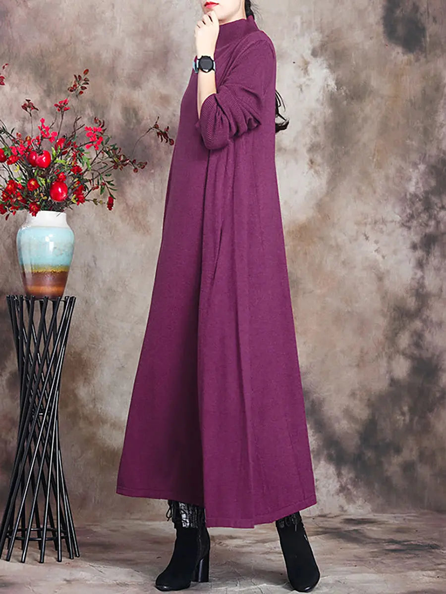 Turtleneck Maxi Dress