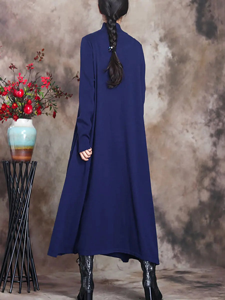 Turtleneck Maxi Dress
