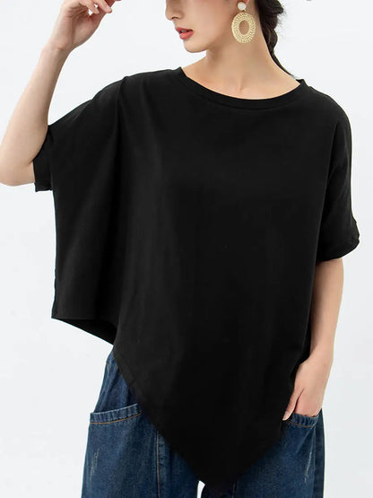 Irregular 100% Cotton T-shirt