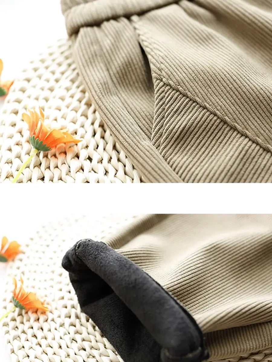 Plush Warm Harem Pants