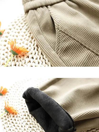 Plush Warm Harem Pants