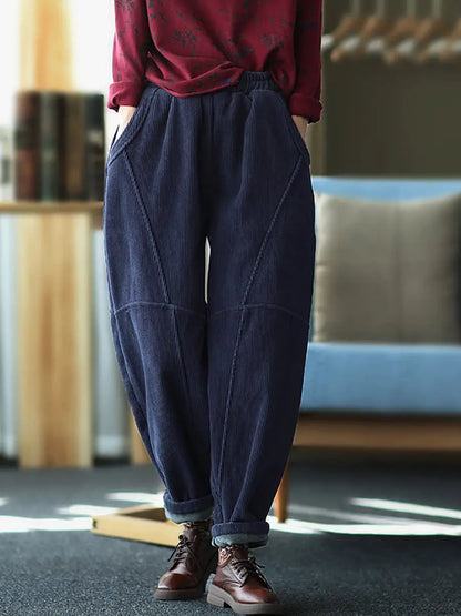 Spliced Thicken Pants