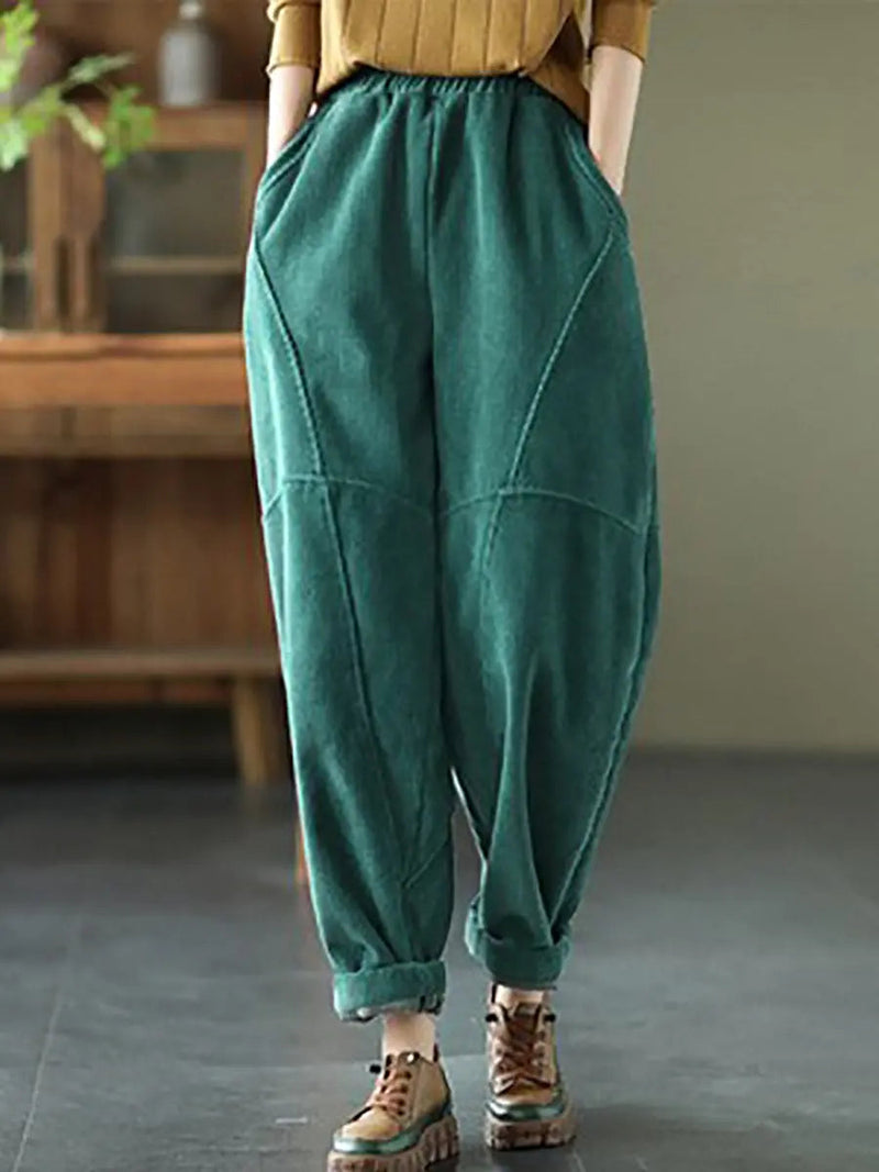 Spliced Thicken Pants