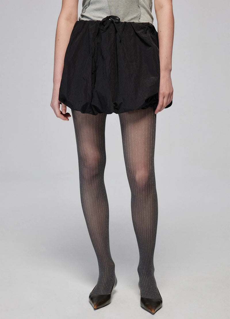Puff Pleated Mini Skirt