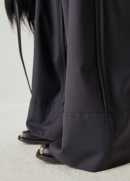 Reverse Seam Wide Leg Pants