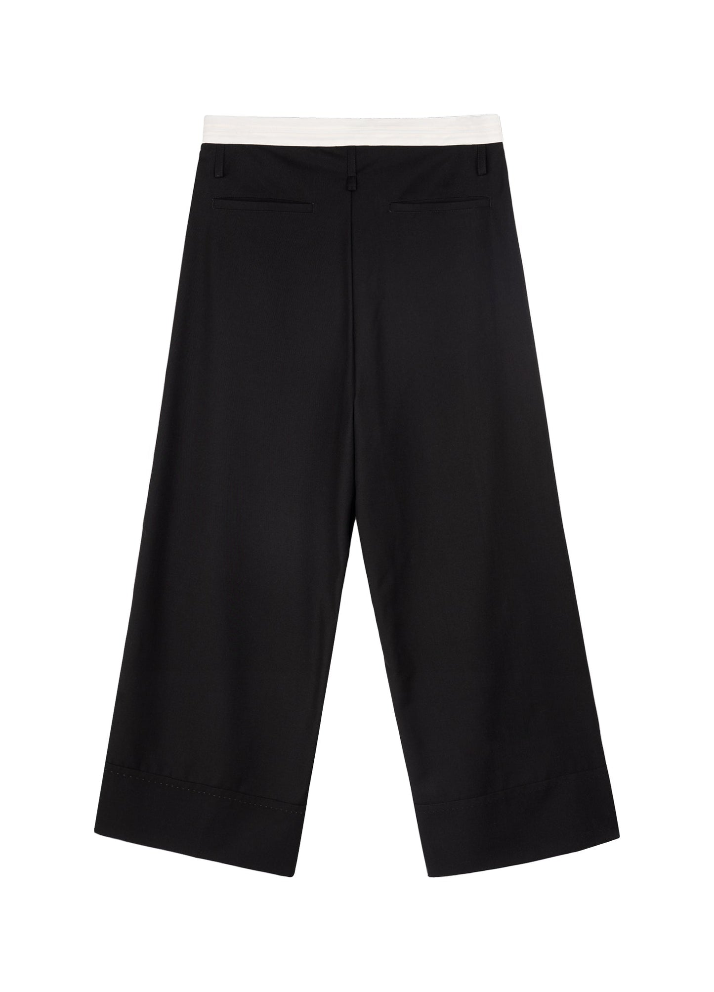 Reverse Seam Wide Leg Pants