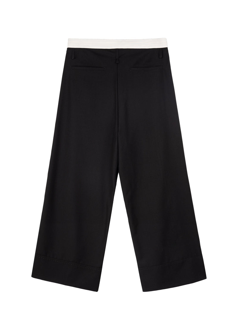 Reverse Seam Wide Leg Pants