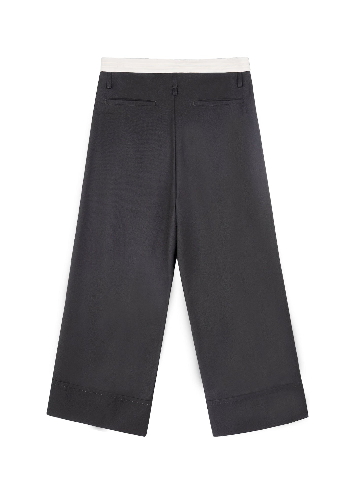 Reverse Seam Wide Leg Pants