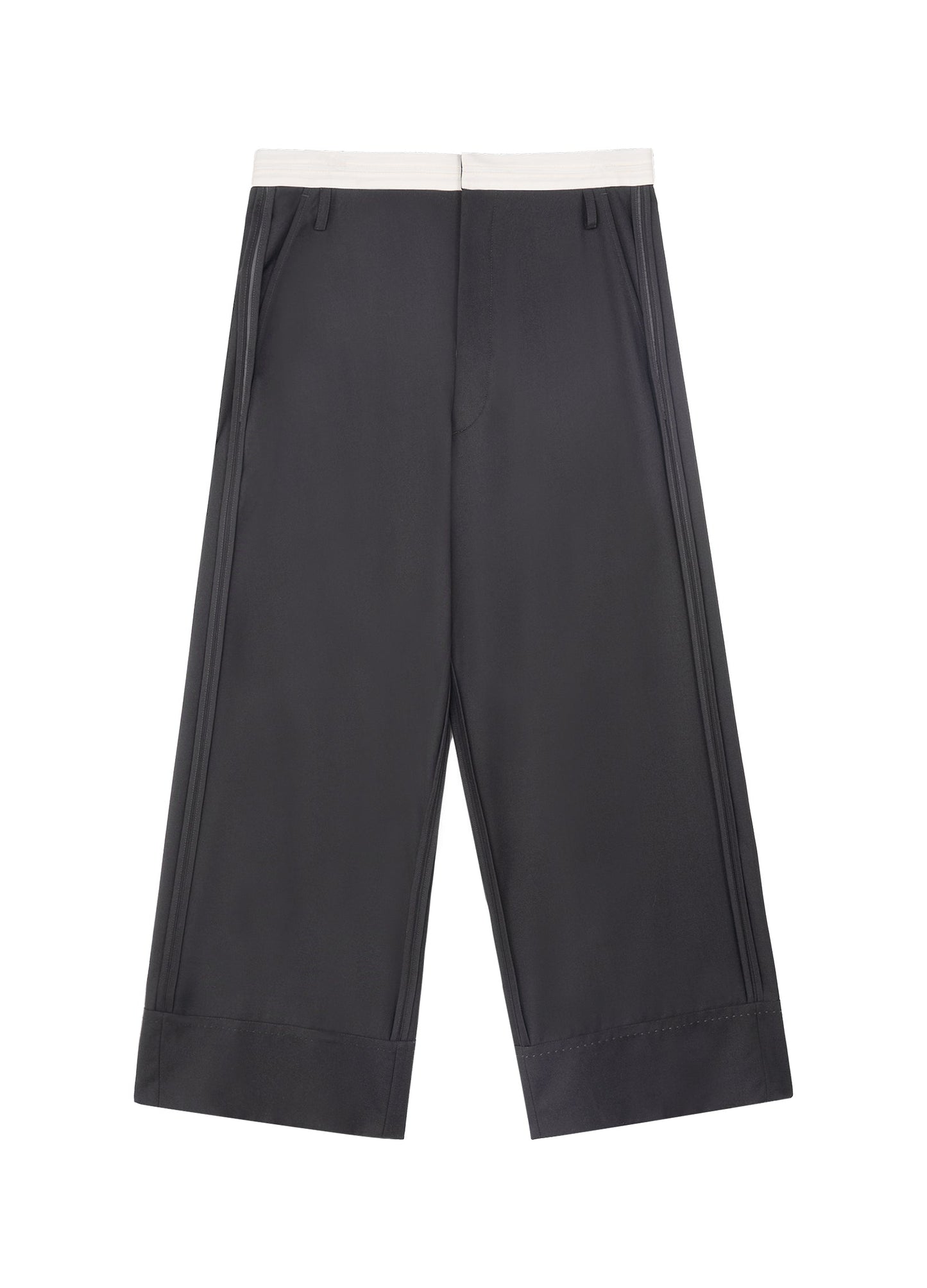 Reverse Seam Wide Leg Pants