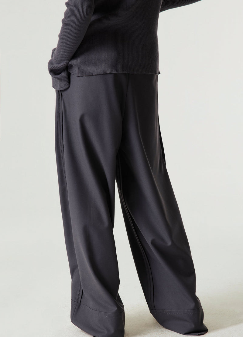 Reverse Seam Wide Leg Pants
