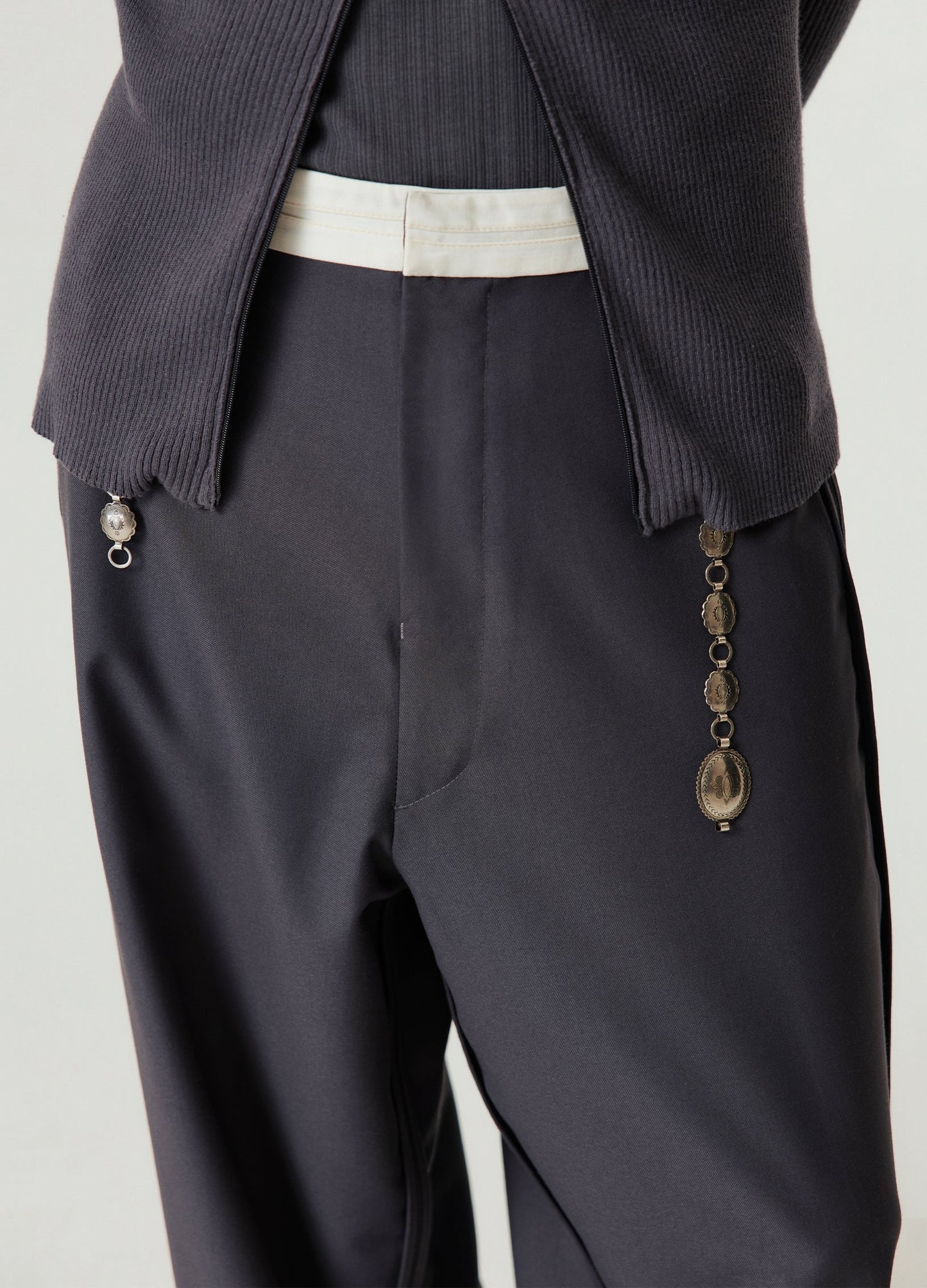 Reverse Seam Wide Leg Pants