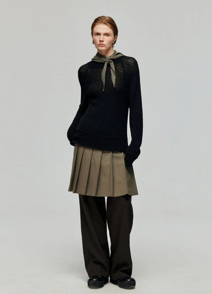 Knit Cowl Sweater