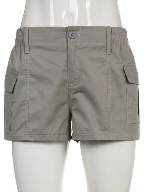 Low Waisted Shorts Harajuku Retro Basic Sporty Bottom Biker