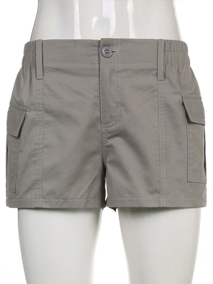 Low Waisted Shorts Harajuku Retro Basic Sporty Bottom Biker