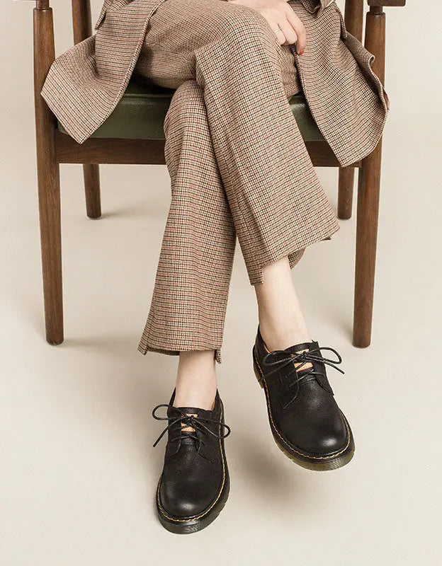 Leather Brogue Shoes for