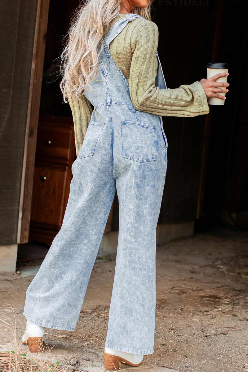 Retro Denim Jumpsuits