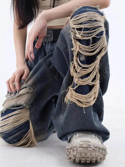 Loose Trend Denim Pants Jeans