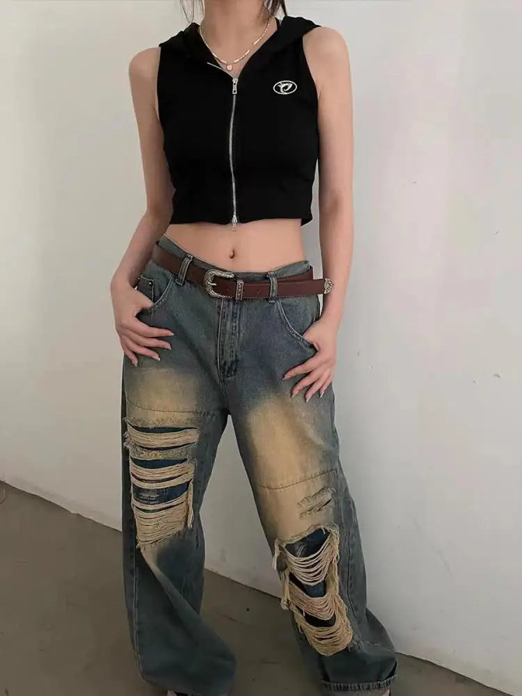 Loose Trend Denim Pants Jeans