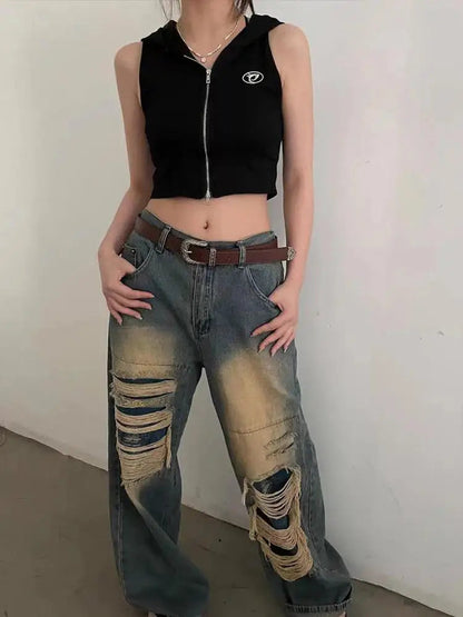 Loose Trend Denim Pants Jeans