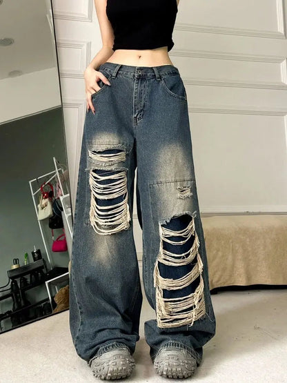 Loose Trend Denim Pants Jeans