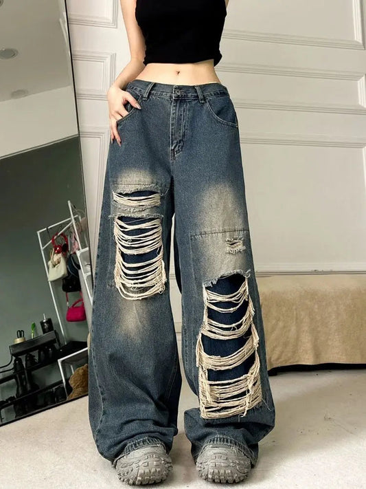 Loose Trend Denim Pants Jeans
