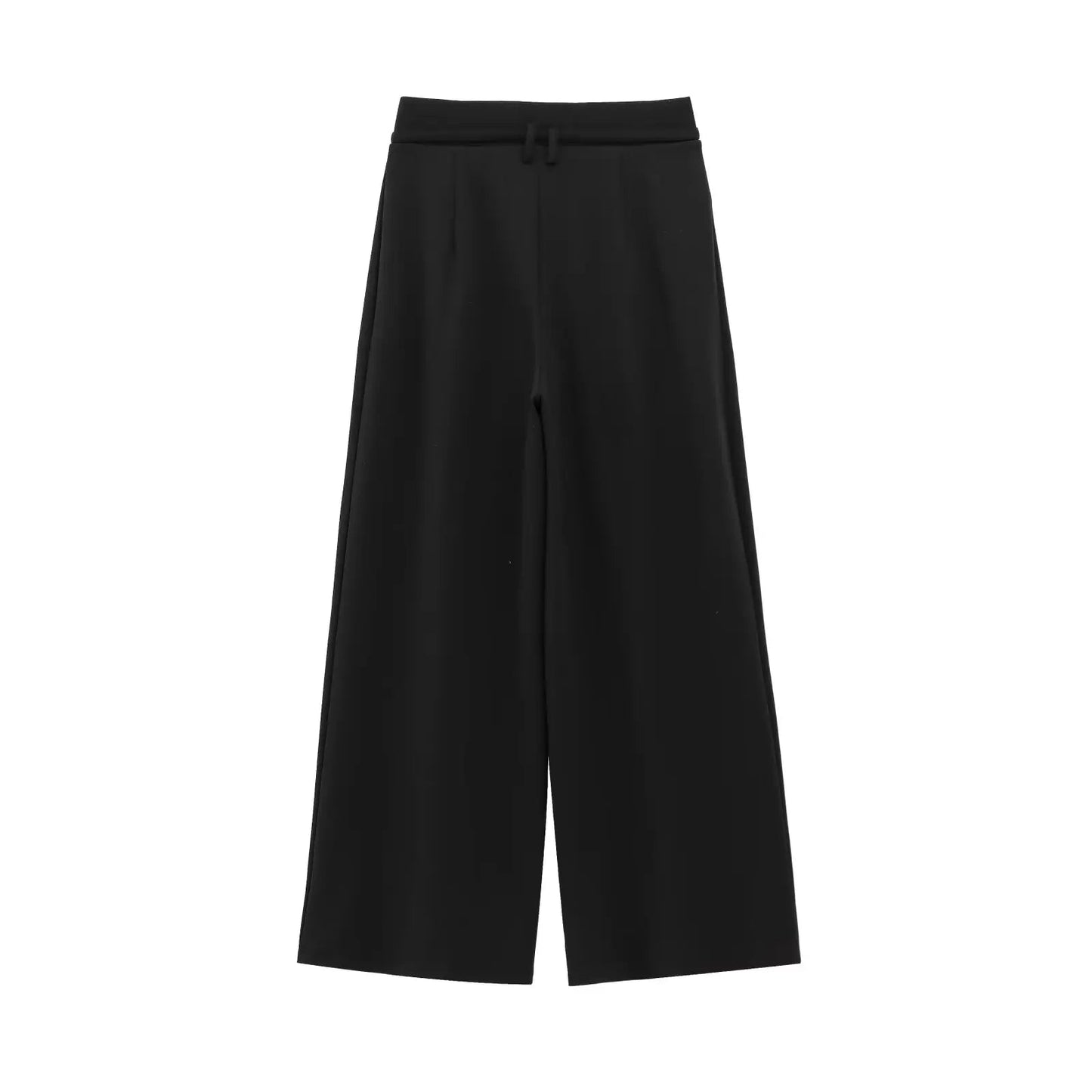 European and American Style New Temperament Versatile Pants Fashionable Simple Drape Wideleg Suit Pants